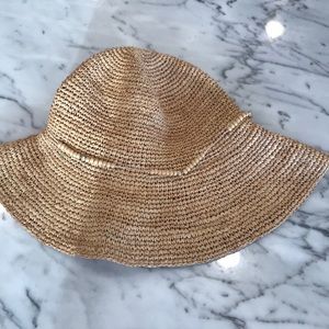 Athleta straw beach hat